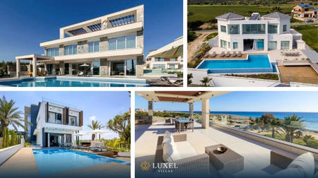 Beachfront Villas in Cyprus for your Holidays by Luxel Villas